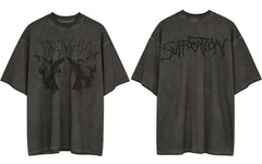 Retro Loose Street Y2k T-shirt, , women clothing, retro-loose-street-y2k-t-shirt, , fairypeony