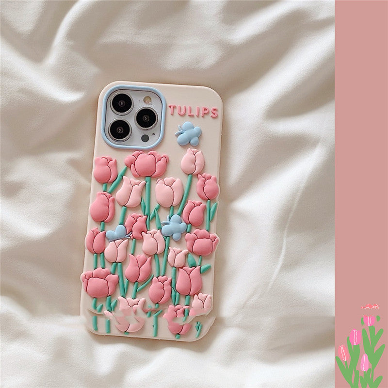 Bubble flowers Phone Case, , women clothing, bubble-flowers-phone-case, , fairypeony