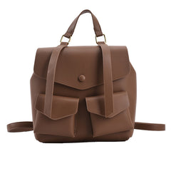 Large-capacity PU Multi-pocket Backpack, , women clothing, large-capacity-pu-multi-pocket-backpack, , fairypeony