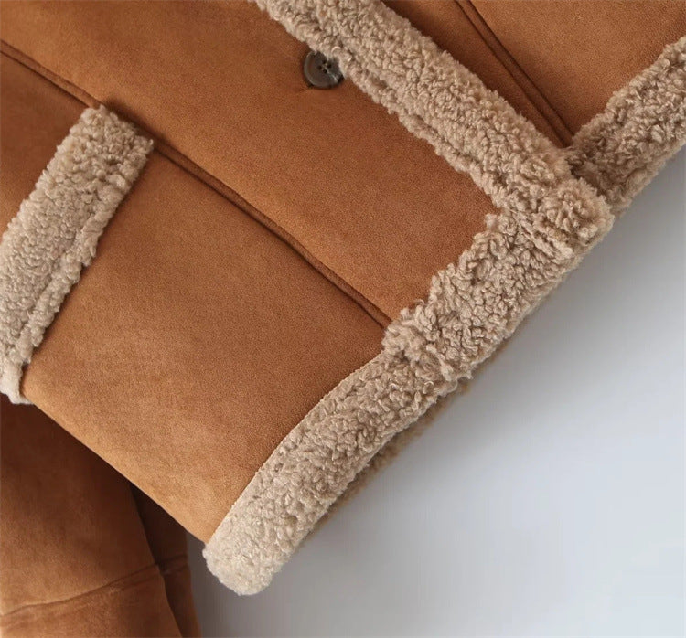 Vintage Lamb Fleece Jacket, , women clothing, vintage-lamb-fleece-jacket, , fairypeony