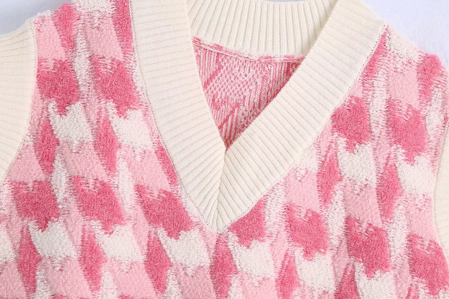 Bubble Gum Pink Knit Vest, , women clothing, bubble-gum-pink-knit-vest, L, M, pink, S, fairypeony