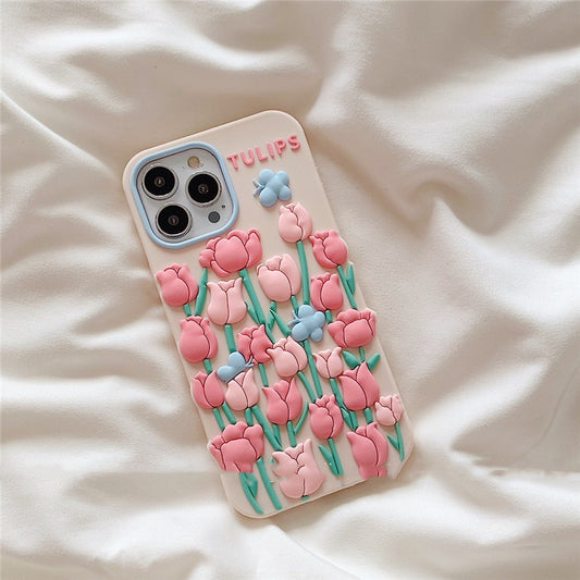 Bubble flowers Phone Case, , women clothing, bubble-flowers-phone-case, , fairypeony
