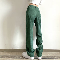 Vintage Corduroy Straight Leg Pants, , women clothing, vintage-corduroy-straight-leg-pants, , fairypeony