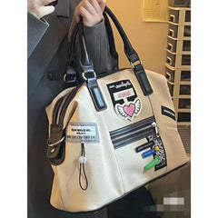 Aesthetic Large Canvas Handbag - fairypeony