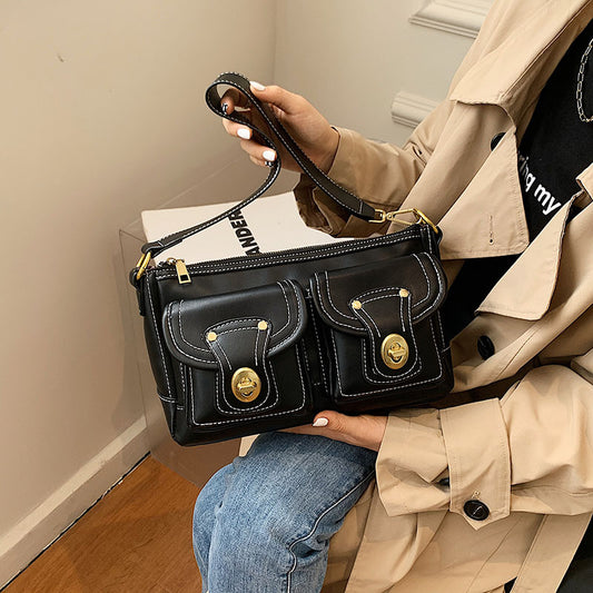 Dark Punk Metal Shoulder Bag - fairypeony