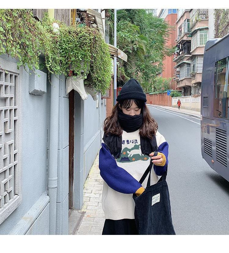 Cute Japanese Cat Sweater, , women clothing, cute-japanese-cat-sweater, apricot, L, M, S, XL, XXL, fairypeony