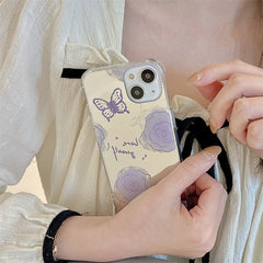 Lavander Butterfly Phone Case, , women clothing, lavander-butterfly-phone-case, , fairypeony