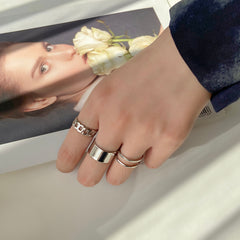 hip-hop punk open adjustable ring, , women clothing, hip-hop-punk-open-adjustable-ring, , fairypeony