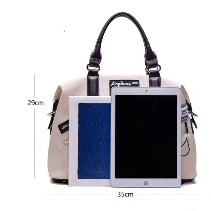 Aesthetic Large Canvas Handbag - fairypeony