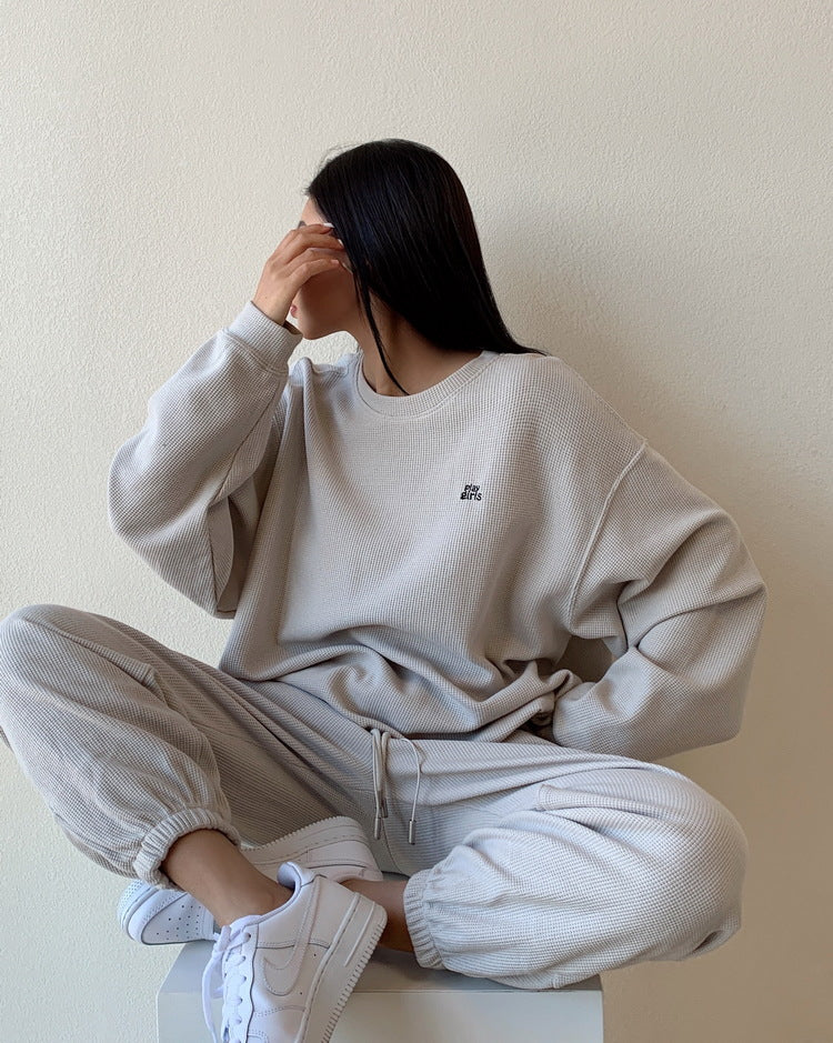 Basic Solid Tracksuit Set, , women clothing, basic-solid-tracksuit-set, , fairypeony