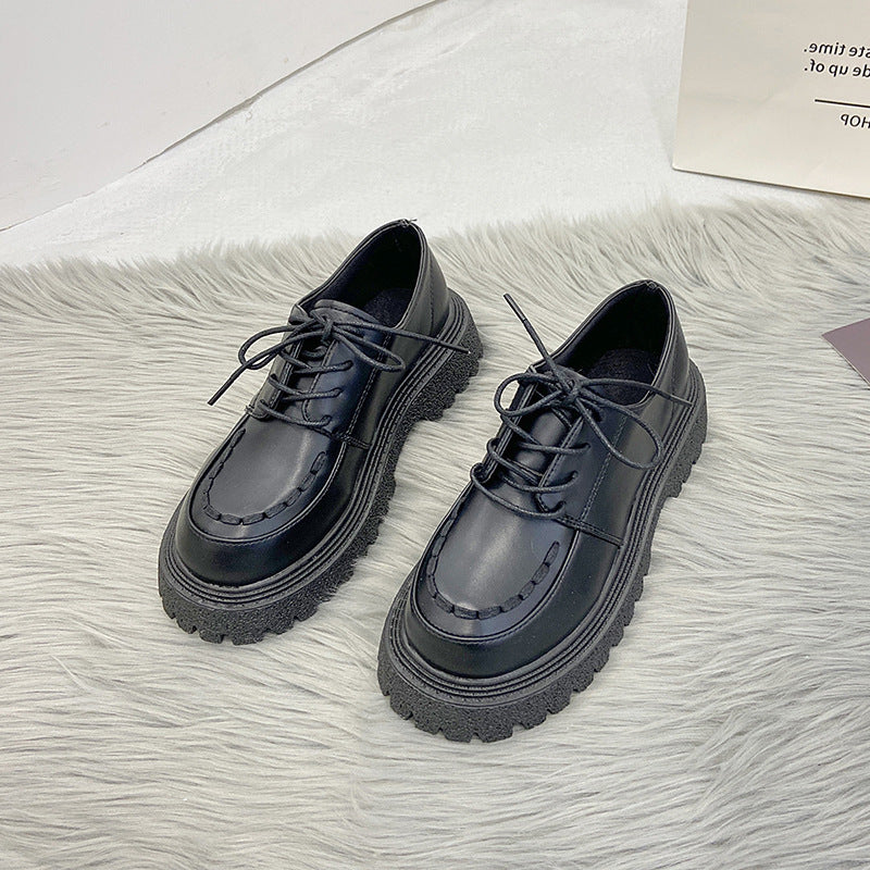 Lace Student Single Shoes Winter, , women clothing, lace-student-single-shoes-winter, , fairypeony