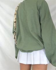 Bald Eagle Sweatshirt, , women clothing, bald-eagle-sweatshirt, green, L, M, S, XL, XXL, XXXL, fairypeony