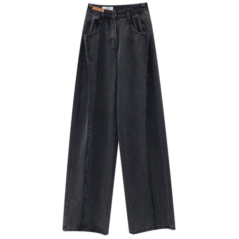 Patchwork Baggy Boyfriend Jeans - fairypeony