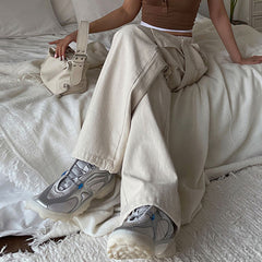 Vintage Khaki Baggy Cargo Pants - fairypeony