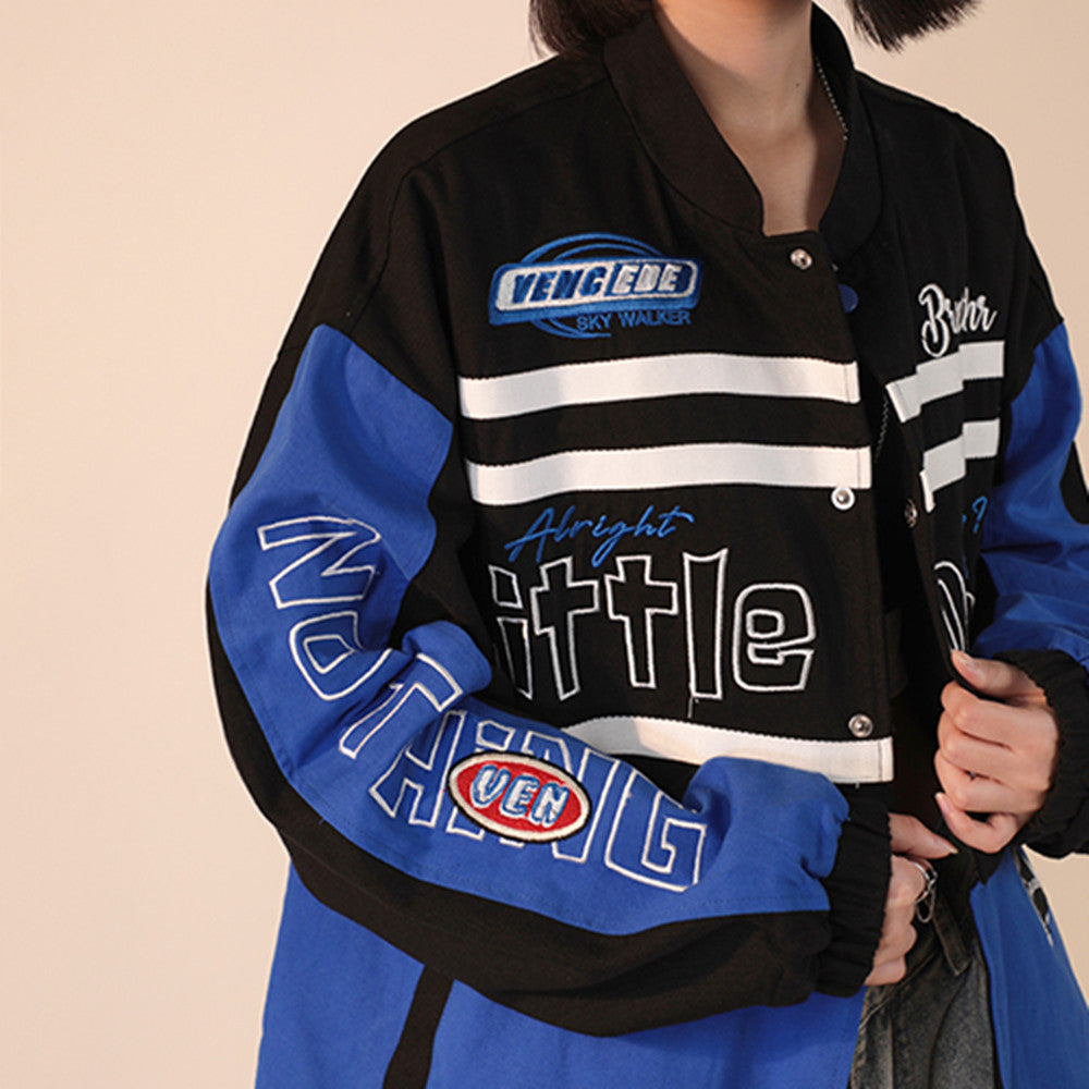 Retro Street Racing Jacket, , women clothing, retro-street-racing-jacket, , fairypeony