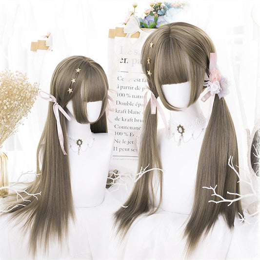 Manzhen Daily Black Long Straight Wig, , women clothing, manzhen-daily-black-long-straight-wig, , fairypeony