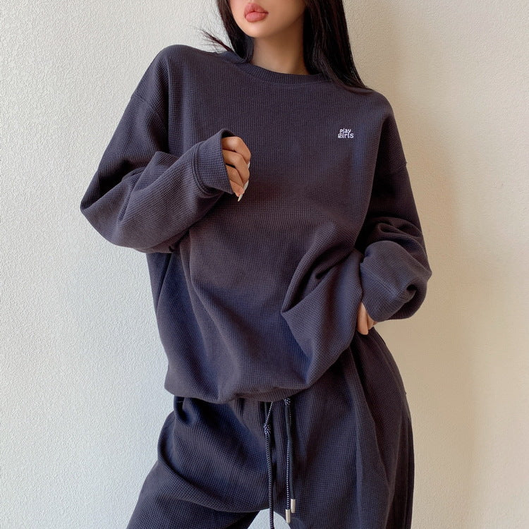 Basic Solid Tracksuit Set, , women clothing, basic-solid-tracksuit-set, , fairypeony