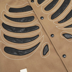 Skeleton Graphic Oversized Varsity Jacket, , women clothing, skeleton-graphic-oversized-varsity-jacket, , fairypeony