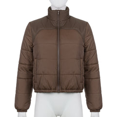 Long Sleeve Warm Cotton Jacket, , women clothing, long-sleeve-warm-cotton-jacket, , fairypeony