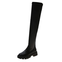 Square Heel Over The Knee Long Boots, , women clothing, square-heel-over-the-knee-long-boots, , fairypeony