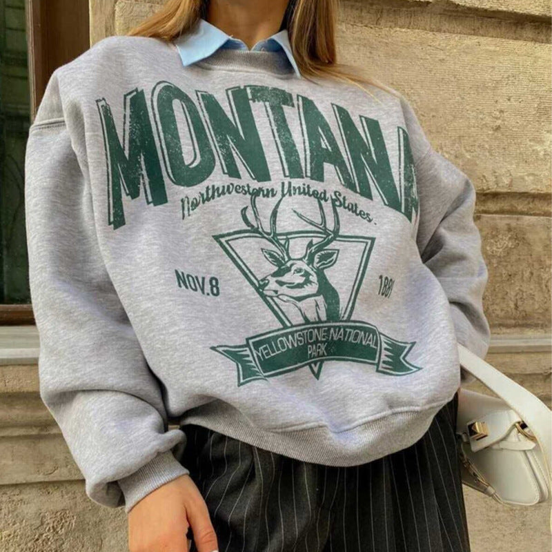 Montana 1889 Ssweatshirt, , women clothing, montana-1889-ssweatshirt, grey, L, M, S, fairypeony