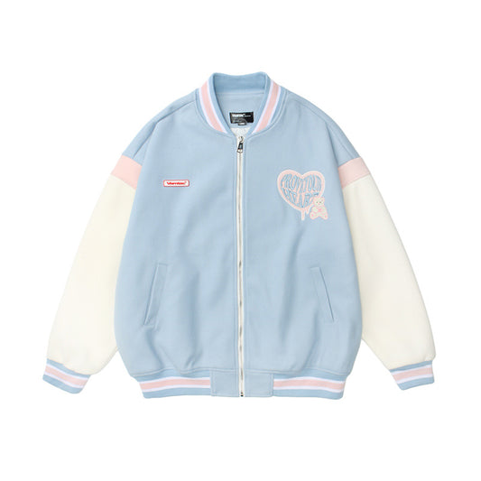 Prove Your Heart Varsity Jacket, , women clothing, prove-your-heart-varsity-jacket, , fairypeony